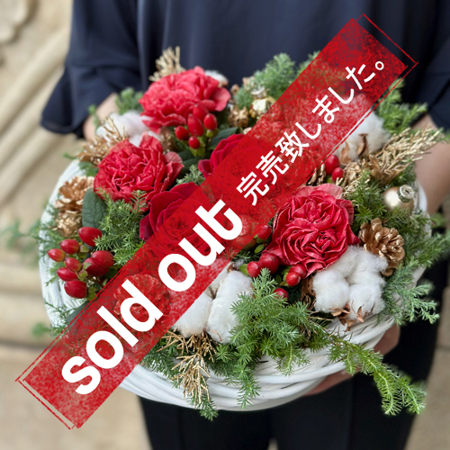 お正月アレンジメント巳飛。