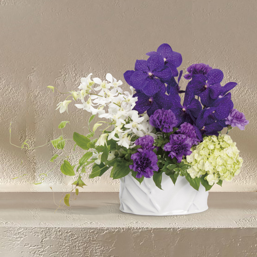 お供えアレンジメント紫考(しこう)